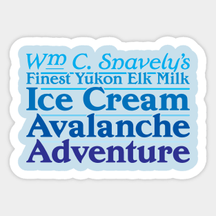 Yukon Elk Milk Ice Cream Sticker